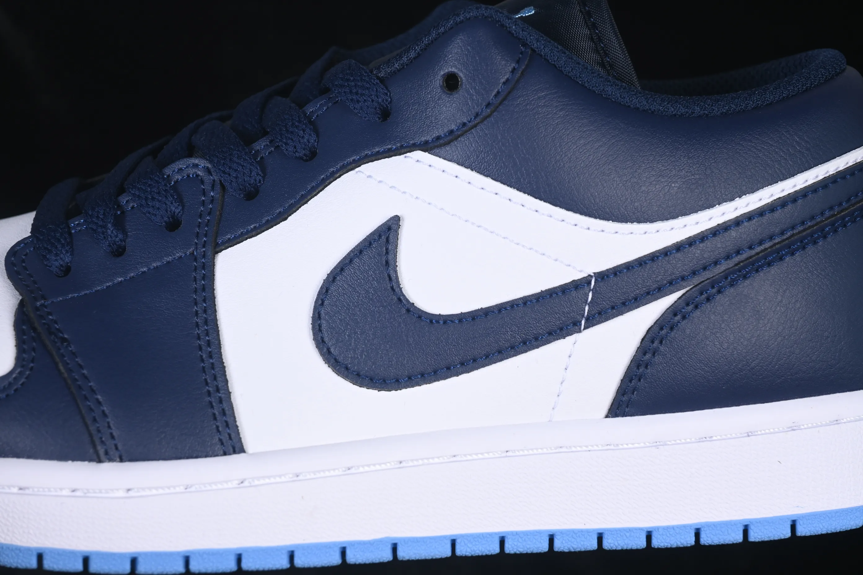 All categories Air Jordan Jordan series basketball shoes Air Jordan 1 Low Air Jordan 1 Low AJ1 Joe 1 white and blue low-top retro cultural basketball shoes 553558-404
